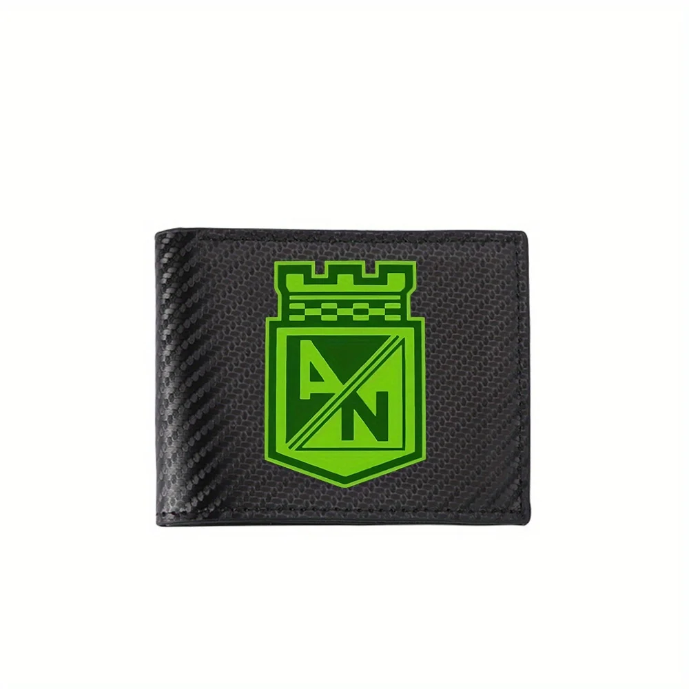 Shield shape emblem with letters Men's Wallets Simple Business Modern Stylish Printing Design Gifts For Father Boyfriend Christm