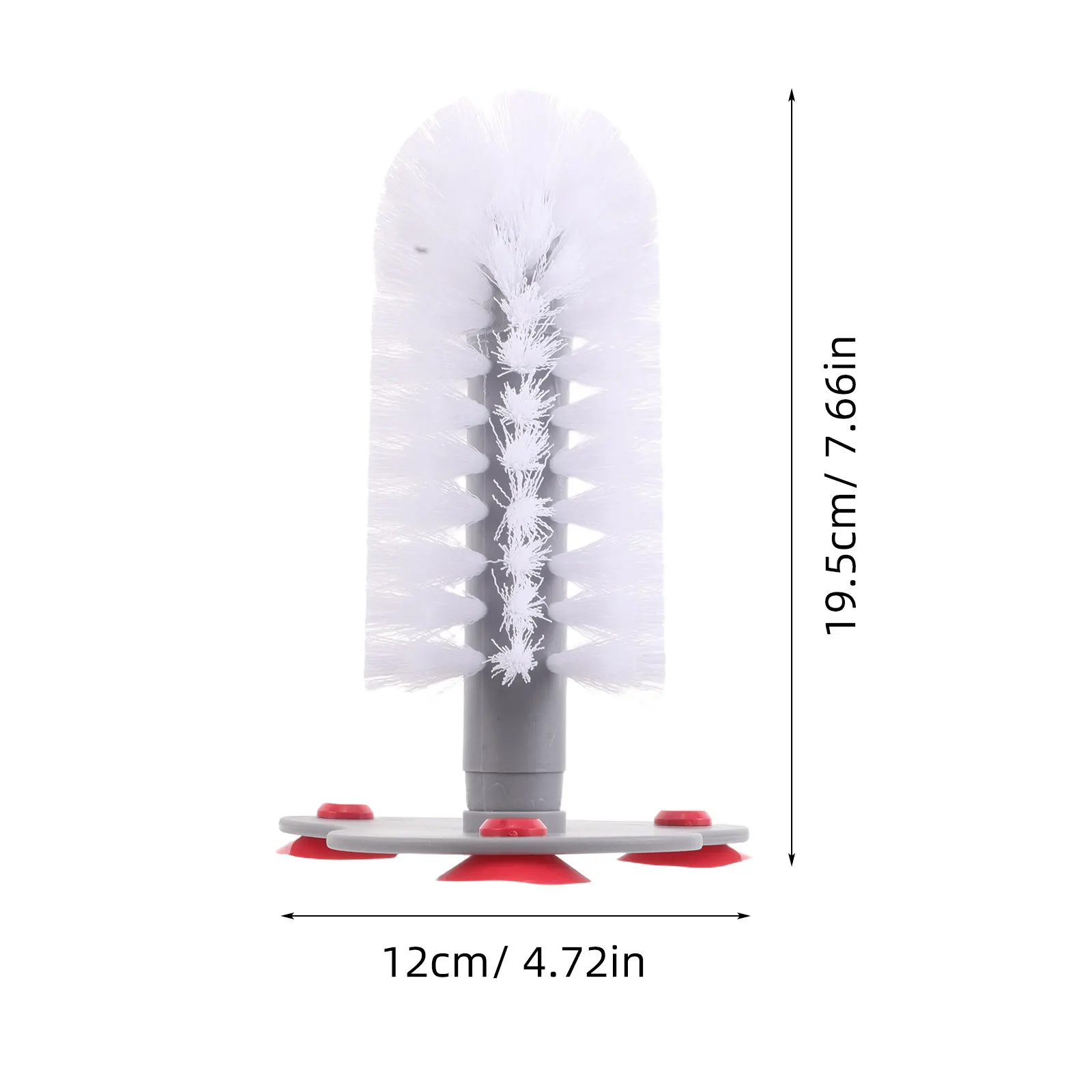 Afbeelding 4: 1 Pc Schildpad Shell Reinigingsborstel Herbruikbare Scrub Borstel Met Zuignap Voor Tank Zachte Haren Schildpad Shell Scratcher Accessoires