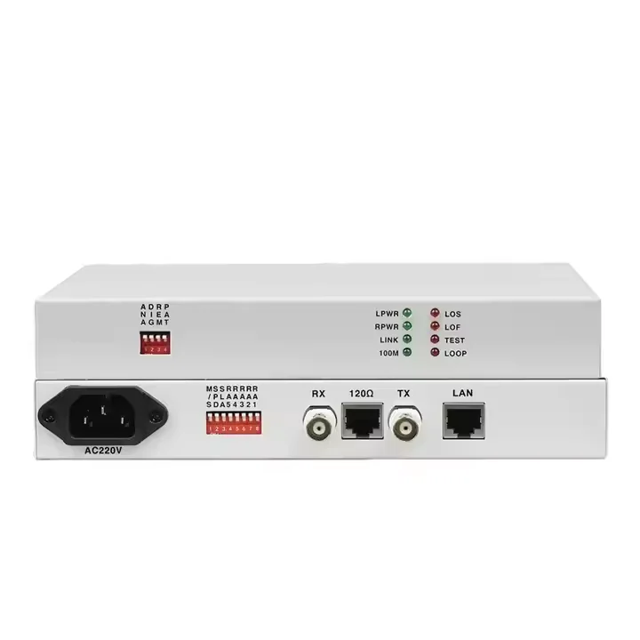 Framed E1 FE Converter E1 to 10/100M Ethernet Protocol Converter