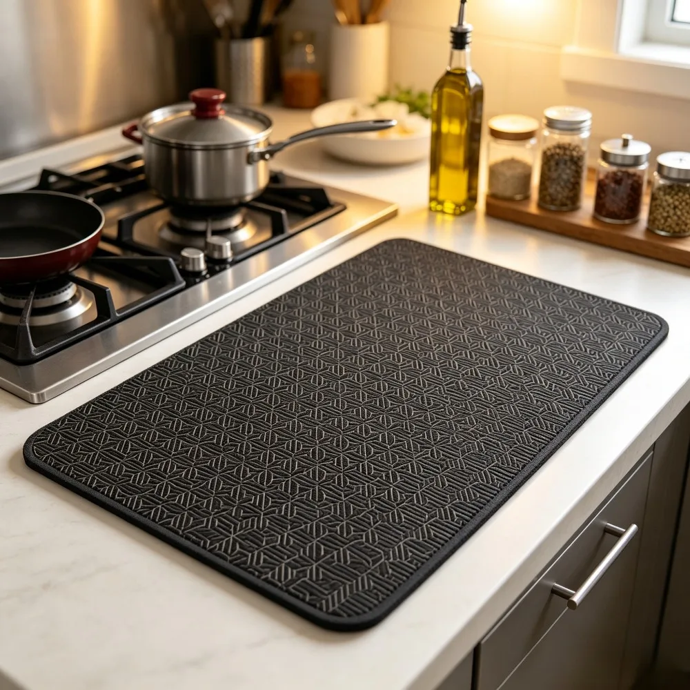 Silicone Induction Cooktop Mat Heat Resistant Non Slip Scratchproof Waterproof Nonstick Cooker Cover Protective Kitchen