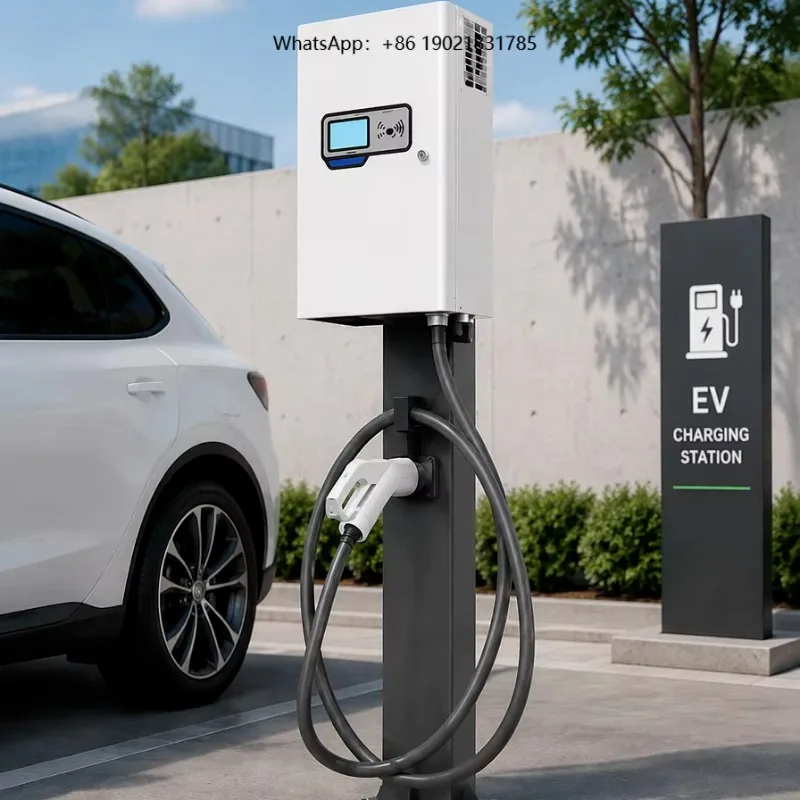 CCS2 GBT 20kW 30kW 40kW Integrated DC Fast Charger Station Wall Mounted Floor Stand Smart Commercial EV Charging Station Station
