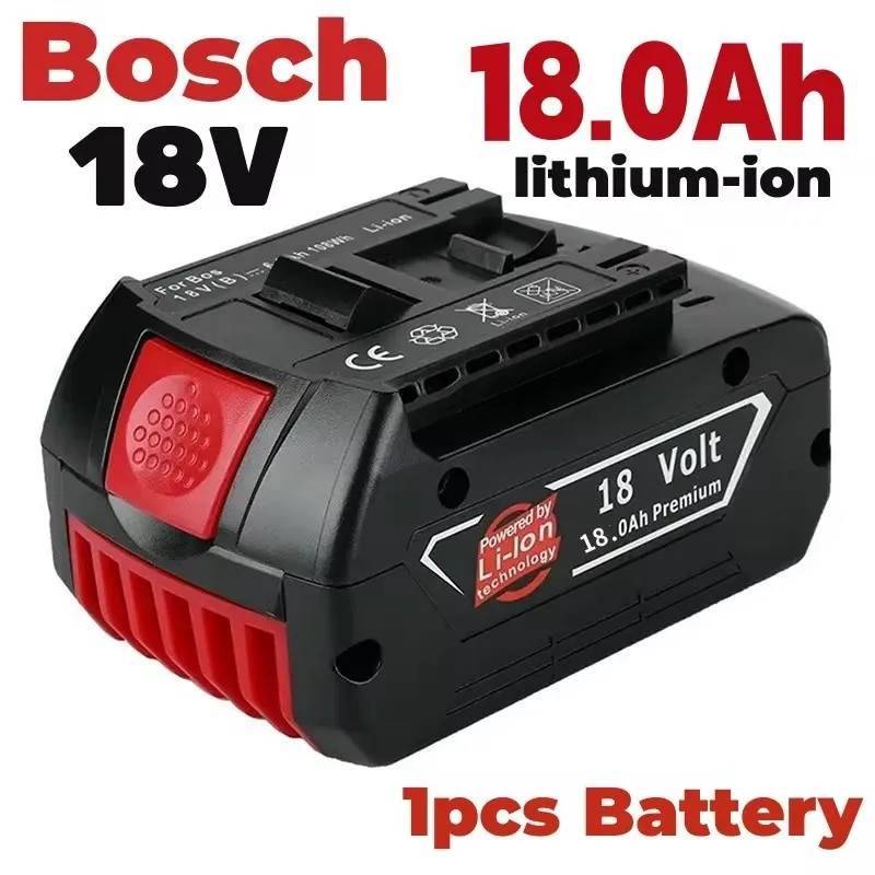 

Rechargeable Lithium-ion Tool Battery Bosch 18V 6.0 -18.0Ah 6000 MAh Replaceable BAT609 BAT609G BAT618G BAT614