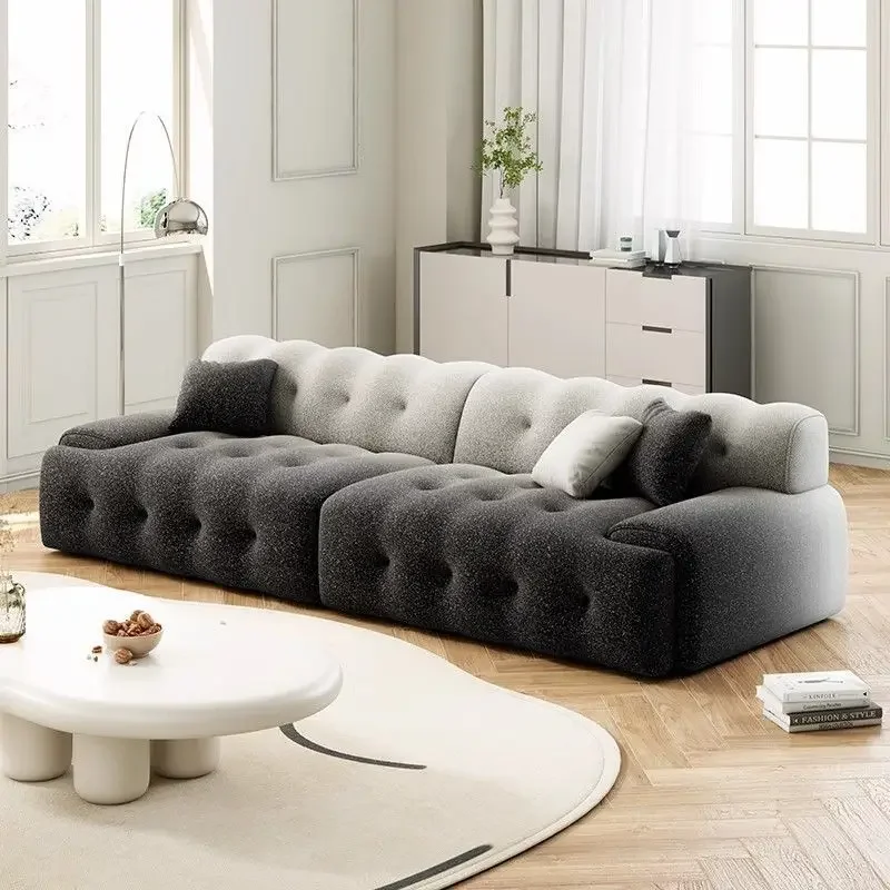 

Gradual change modern art living room light luxury retro fabric office ins wind