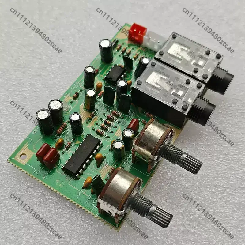 DC12V Karaoke Audio Reverb Module Microphone Pre Amplifier Tone Control Board Mini Speaker DIY Replacement Parts