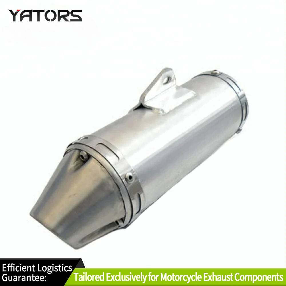 Motorcycle Muffler 39mm Exhaust End Pipe GPX T4 Racing Tail Pipe For Pit Dirt Bike Off-road Enduro Supermoto Moped GoKart ATV
