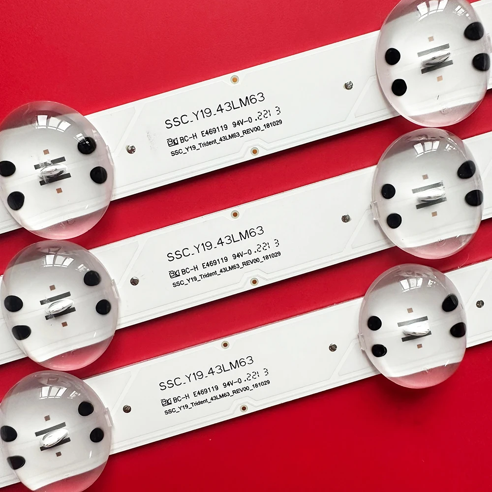 3/15 SZTUK NOWE podświetlenie LED dla Y19_Trident_43LM63 43LM6300 43LM6300PLA 43LM6300PSB Y19.43LM63 EAV64592301 HC430DUN-SLXL1-A14X