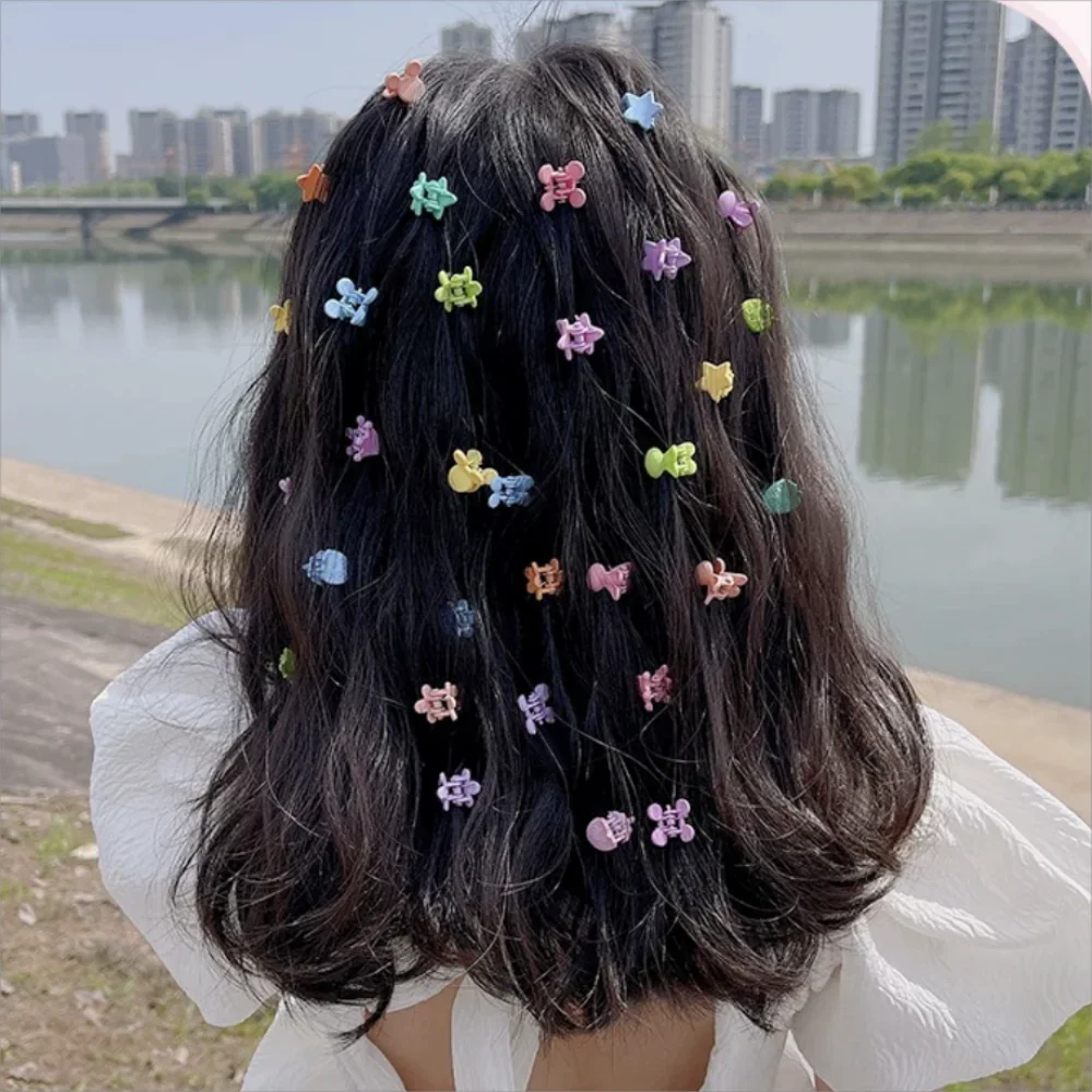 100pes/can girl baby bangs and broken hair tool  hair grabbing claw  baby small mini hair clip, hair grabbing accessory