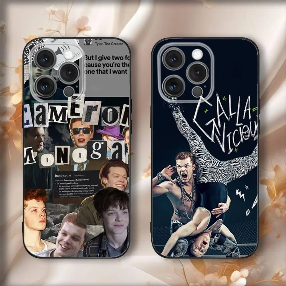 

C-Cameron Monaghans Phone Case For iPhone16,15,14,13,12,11,Pro,Max,Plus,X,XS,SE4,E,Mini,Soft Black Case