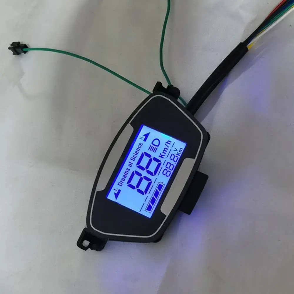 1 قطعة ملحقات العرض Ebike سكوتر شاشة الكريستال السائل 48-72 فولت مع شاشة قياس سرعة المحرك ل دراجة كهربائية E-الدراجة 6Pin