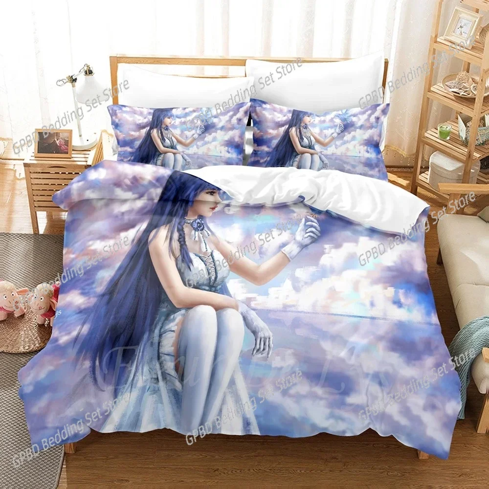 3D Anime Honkai Impact 3rd Bedding Set Printed Decorative Duvet Cover Set Bedclothes Quilt Cover Home For aldult teen