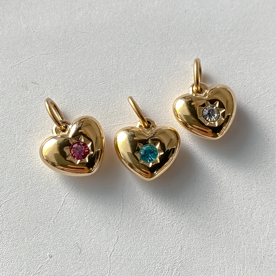 EMANCO Herzförmige Niedliche Anhänger für DIY-Ohrringe, Designer-Armband, Halskette, Schmuckherstellung, 48-Stunden-Versand – Detail 7