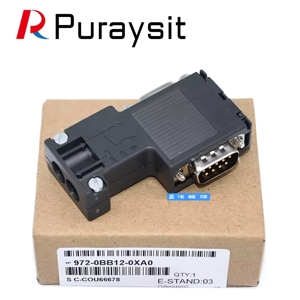 Puraysit DP Communication Connector 485 Plug Profibus Bus Connector 972-0BA12-0XA0 for Siemens