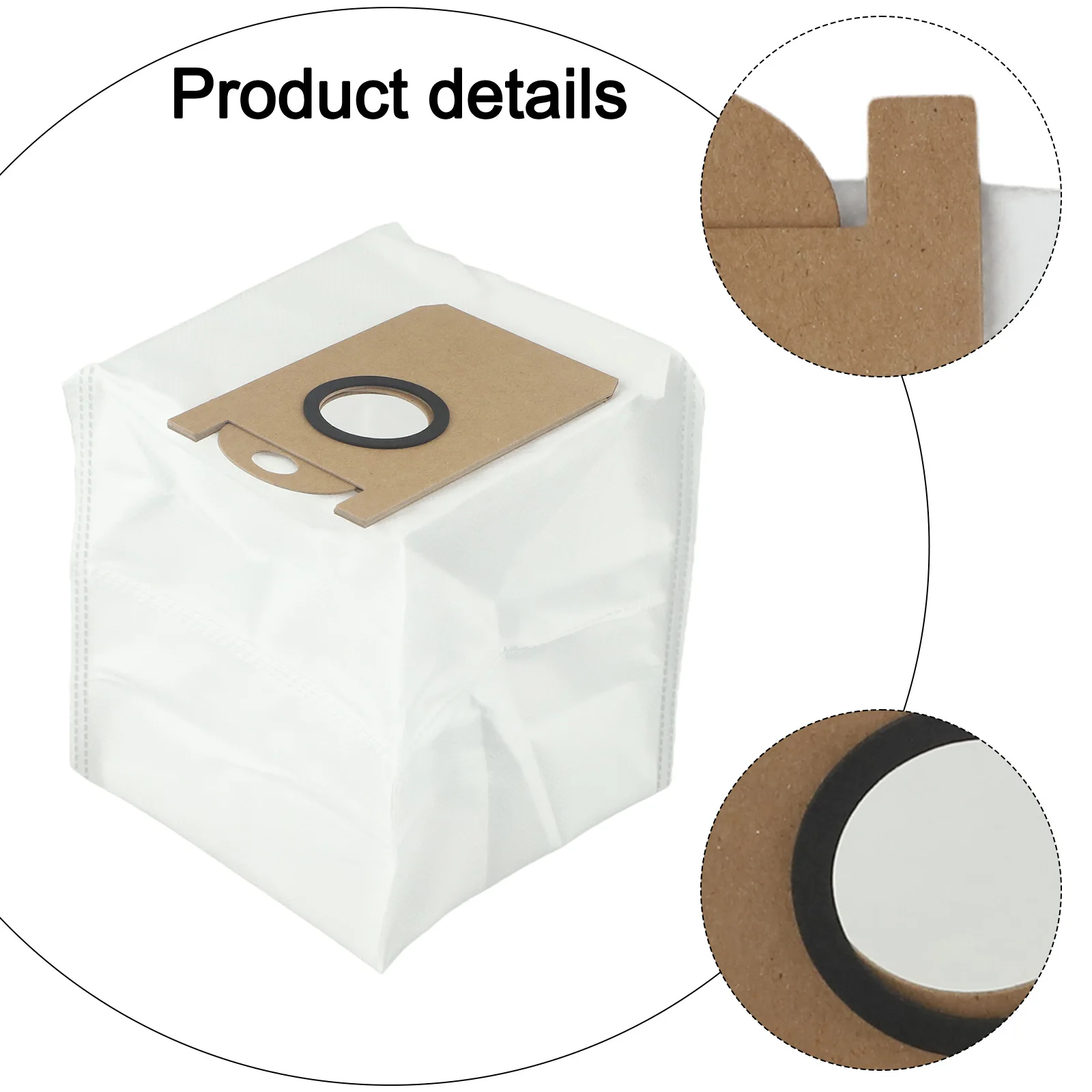 Home Cleaning Replacement Dust Bags Efficient Dust Collection Maintain Clean Floors Non-woven Fabrics Premium Materials