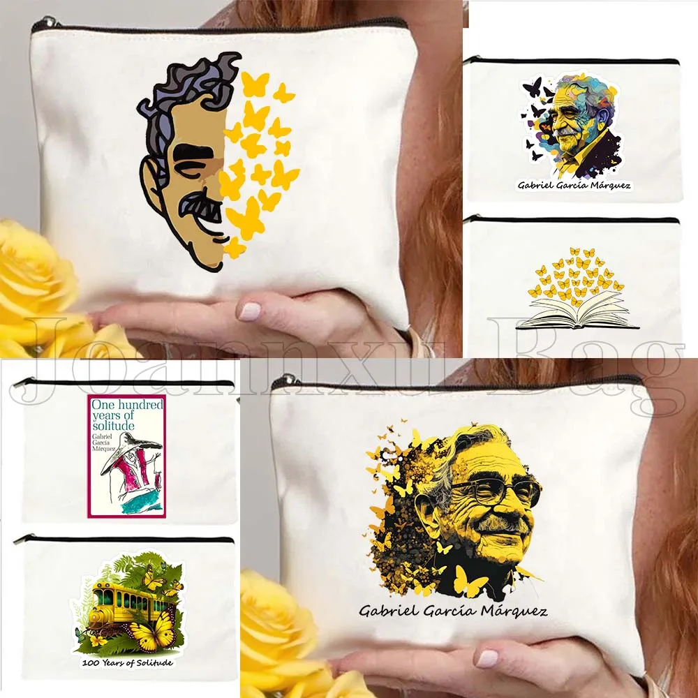 

Aesthetic One Hundred Years of Solitude Gabriel Garcia Marquez Book Literature Gift Cosmetic Makeup Bag Pencil Case Zipper Pouch