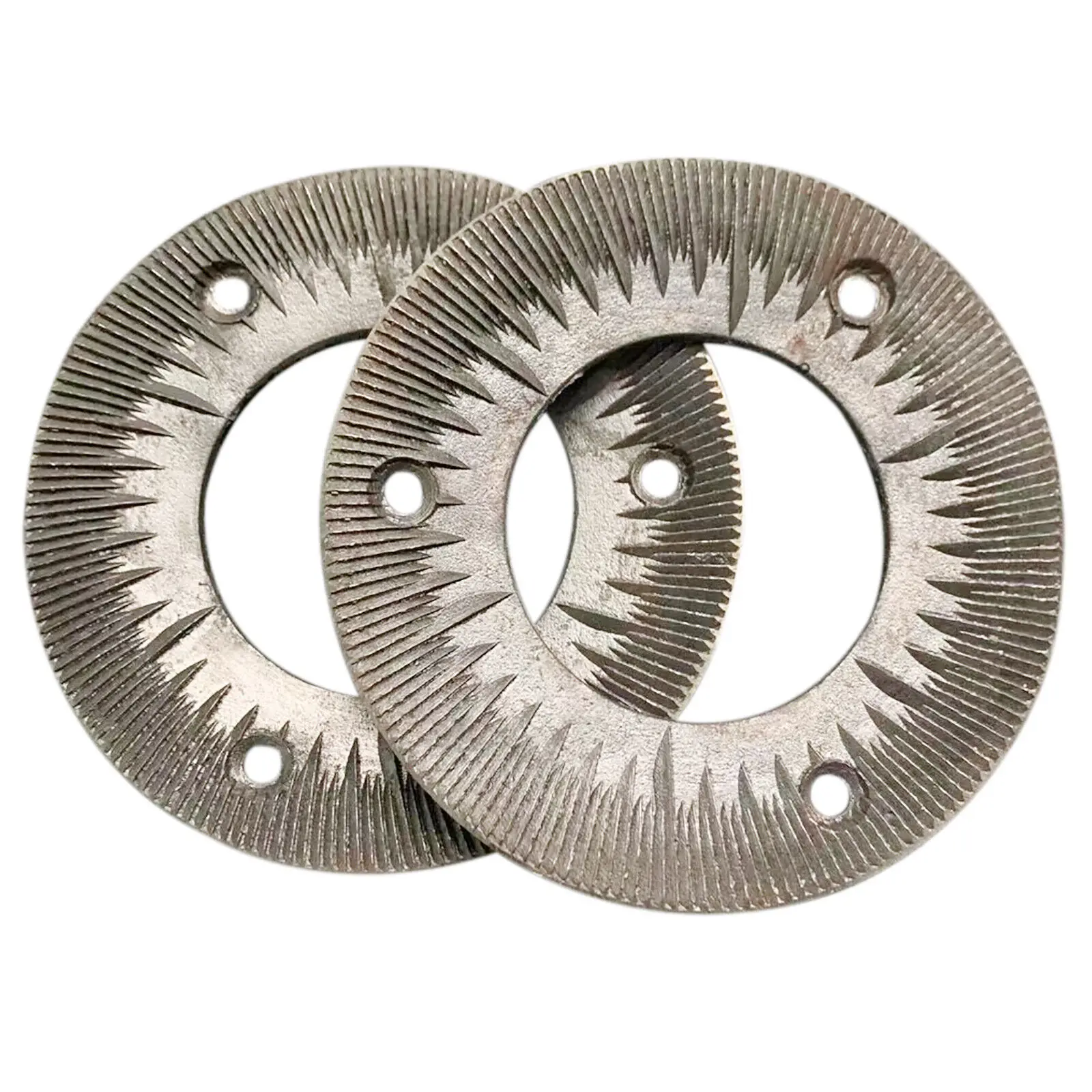 2 dischi abrasivi da 15 cm per smerigliatrice a secco per mulino elettrico per cereali da 3000 W 110 V