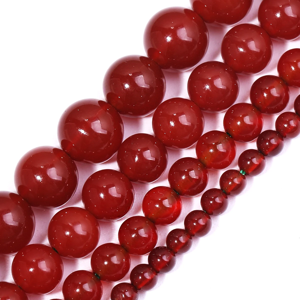 SHIJIWLS Carnelian Round Loose Beads 4, 6, 8, 10mm, Size Optional, For Handmade Diy Bracelet Necklace Anklet Making Jewelry