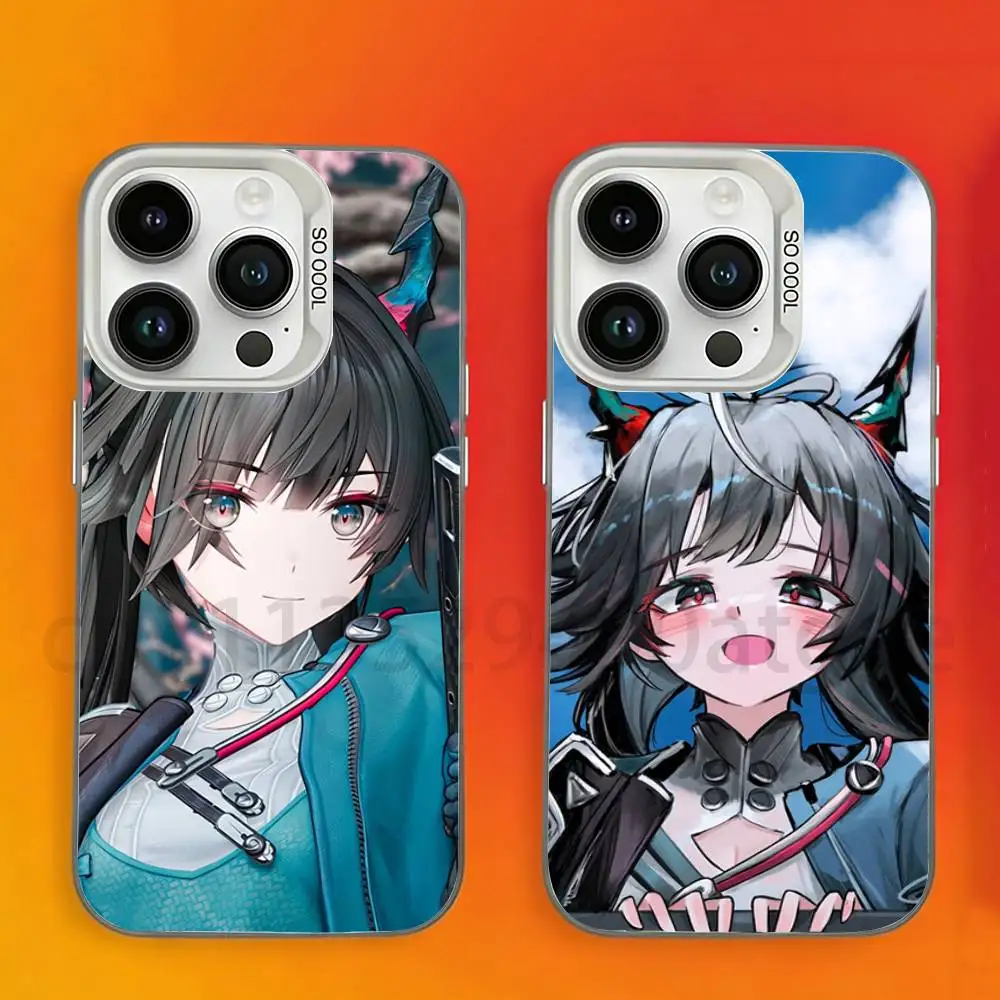 

Arknights Chen Qianyu Phone Case For iPhone 17,16,15,14,13,12,11,Pro,Max,Plus,Mini, Anti Fall Matte Hard Bumper
