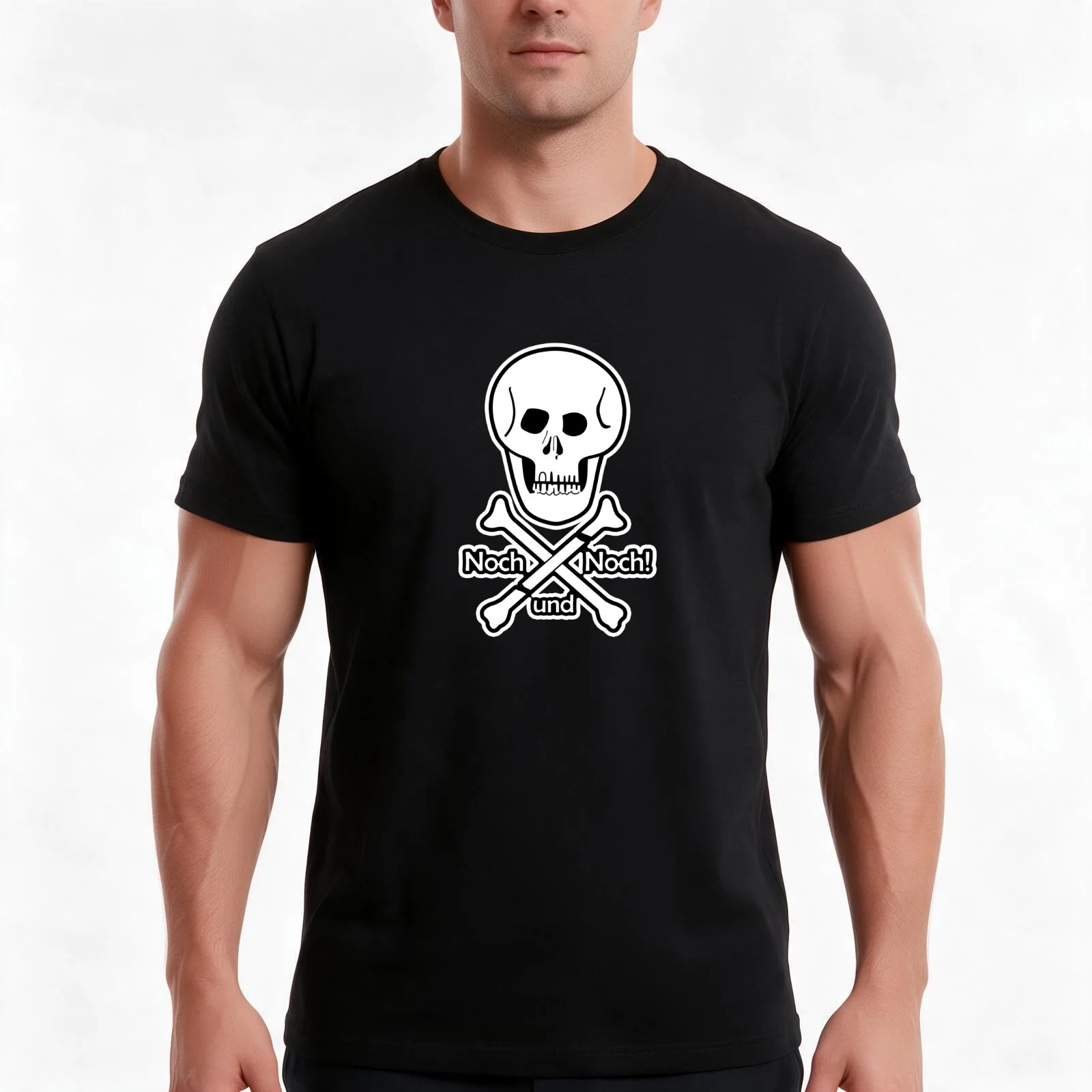 Kriegsmarine U-boat U-753 - Noch und Noch! - White Border - Clean Style T-Shirt Summer Casual Cotton Tee Vintage Graphic Print