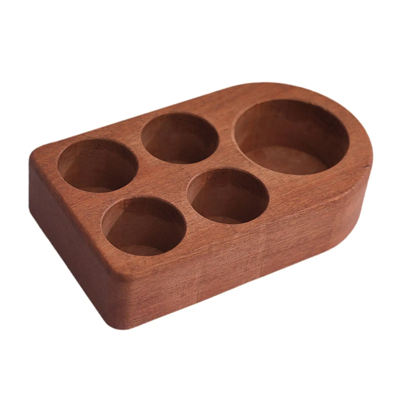 Compact Wood Essential Oil Bottle Holder Organizer for Perfume Nail Polish Display Shelf Tabletop