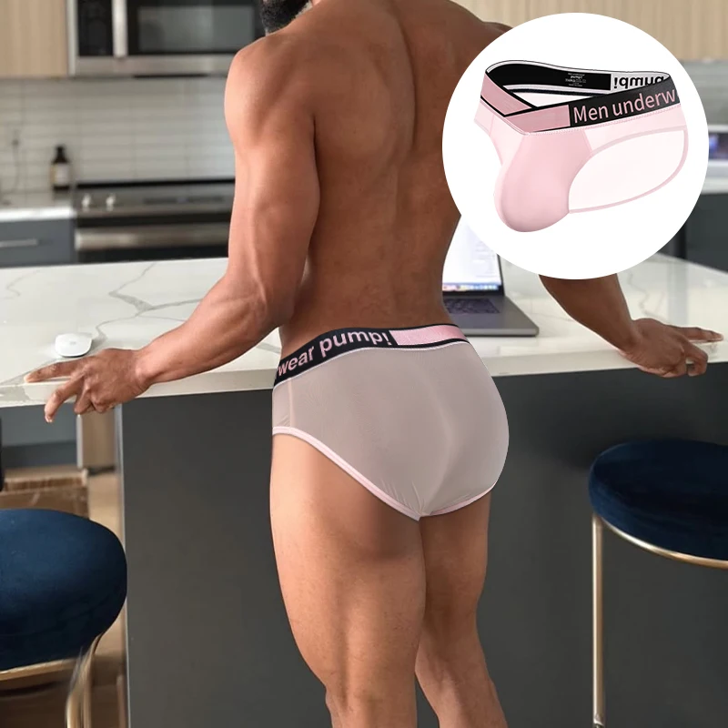 섹시한 남성용 팬티 스티치 초투명 스포츠 로우 웨이스트 편안한 속옷 남성용 솔리드 컬러 심플 남성용 반바지 독특한 속옷 CoupleSurprise 수분 흡수 스너그 브리프