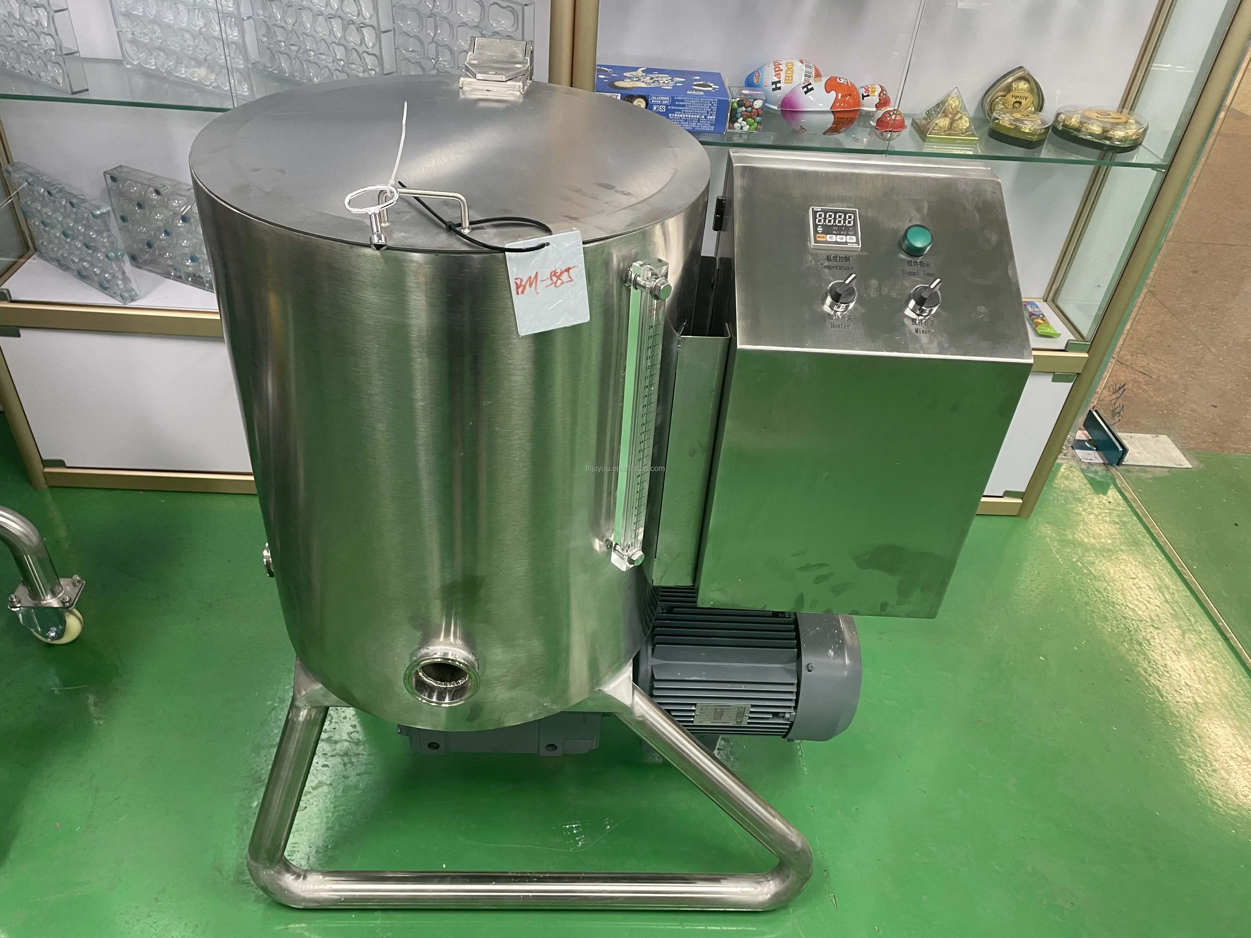 Automatische Kakaorroller-Schleifmaschine, Schokoladenkugel-Steinmühle, Maschine für Schokolade, 25 l, 60 l, Schokoladenmelanger-Maschine
