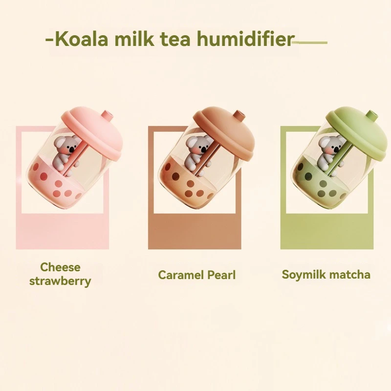 Увлажнитель воздуха для дома, большая емкость, объем тумана, маленький портативный оптовый настольный USB-увлажнитель с милым домашним животным, коала, мини-увлажнитель