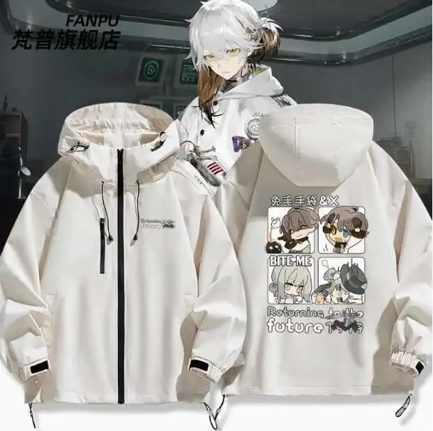 

Anime Reverse:1999 Medicine Pocket Windbreaker Jacket Hoodie Cosplay Autumn Winter Men Women Coat Loose Tops anime