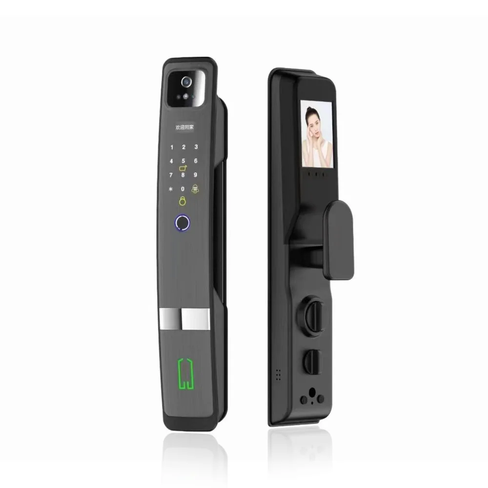 

July008 New Trending Key Card Password App Fingerprint Tuya Smart WiFi Automatic 3D Face Recognition Door Lock PST-H20-P