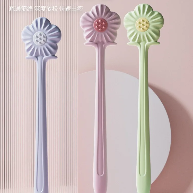 Healthy Meridian Health Pat Silicone Pat Quick Scah Beat Back Beat Household Shoulder and Neck Massage Multifunctional Pat Stick