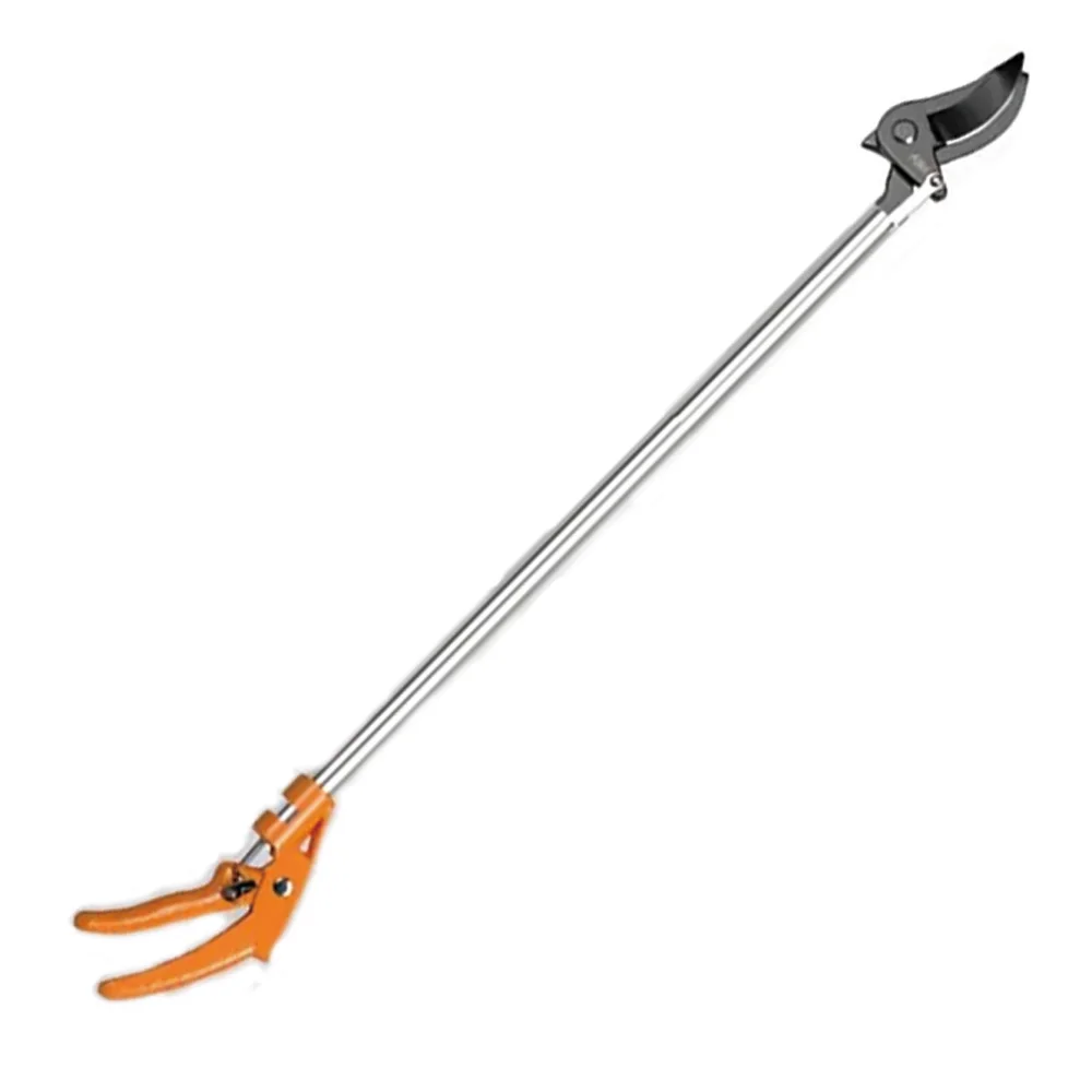 Long Reach 3.5 ft (1.0m) Cut & Hold Bypass Pruner - Lightweight Aluminum, Rust-Resistant, Ergonomic Grip Gardening & Pruning