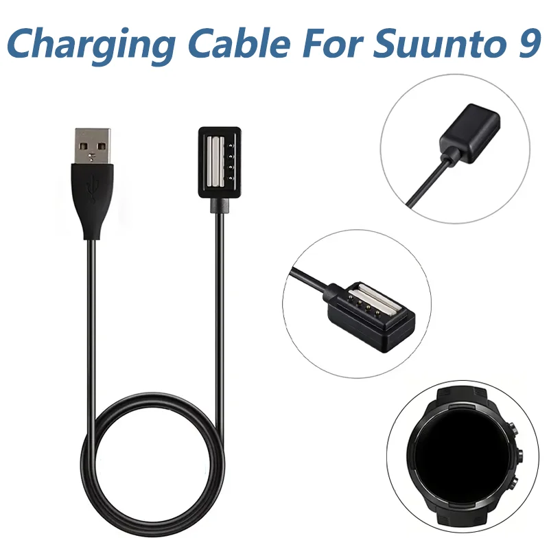 USB Charging Dock For Suunto 9 / Baro Suunto9 Smart Watch Portable Power Adapter For Spartan Ultra HR Charger Cable Accessories