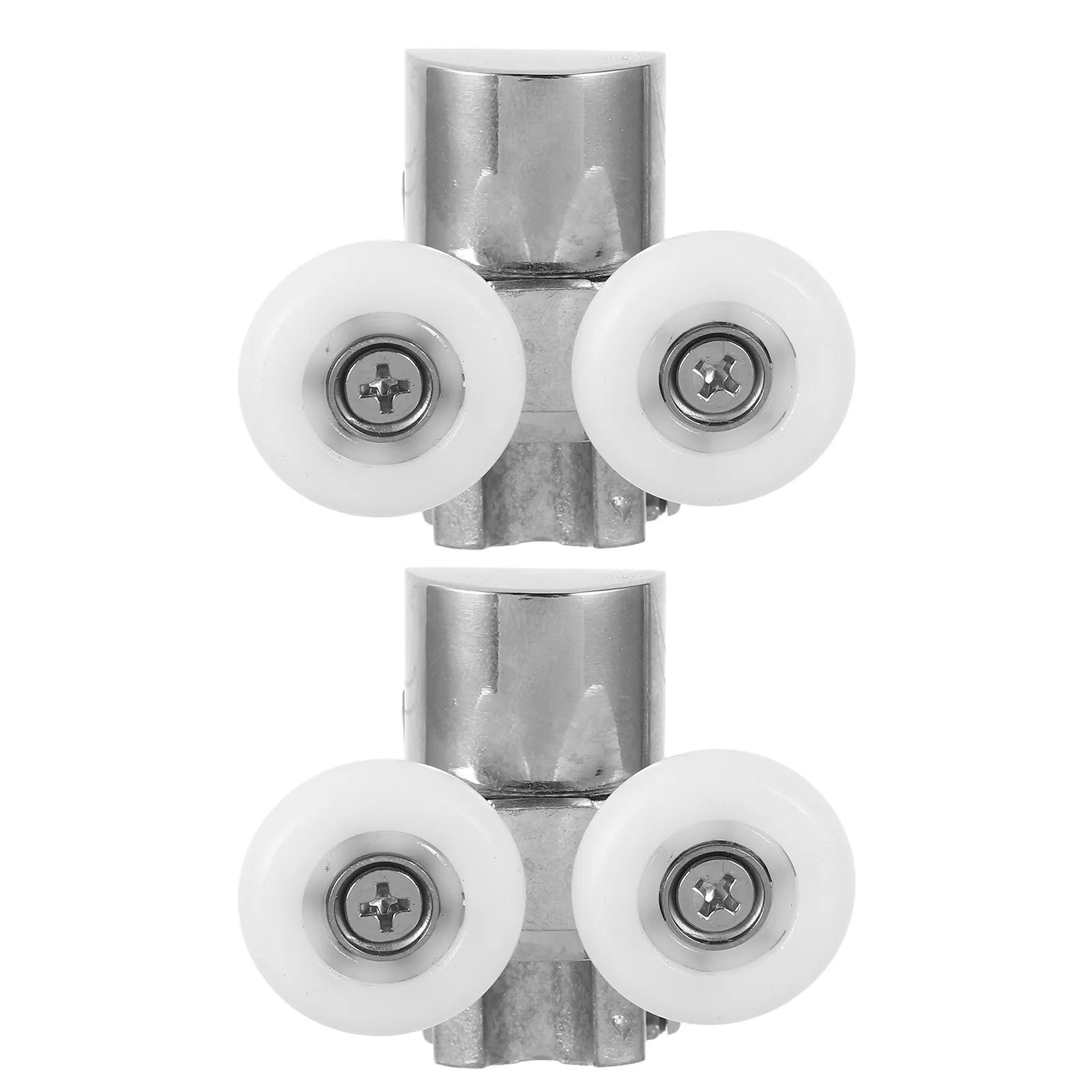 

Комплект из 2 универсальных роликов для душевых дверей, 23 мм, для плавного скольжения стеклянных дверей душевых кабин