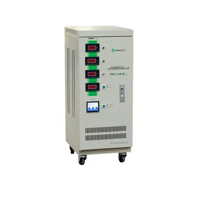 MINGCH High Quality ized TNS-Z-6KVA 9KVA 15KVA 30KVA 3 Phase Auto Voltage Regulator