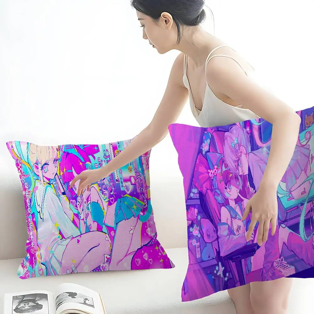 Game N-Needy Girl O-Overdose Pillow Cover Design cushion Cover decor Holiday Decorati