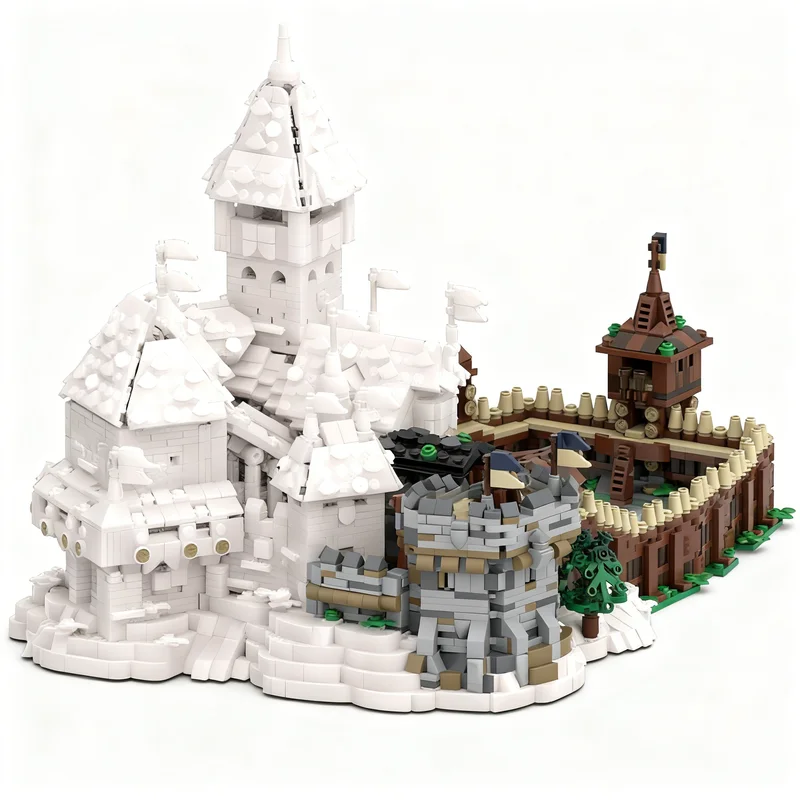 1167pcs MOC MINI Blaustein Castle - Mint Tower Extension Münzturm Erweiterung Modular Buildings MINI Model Building Blocks Toys