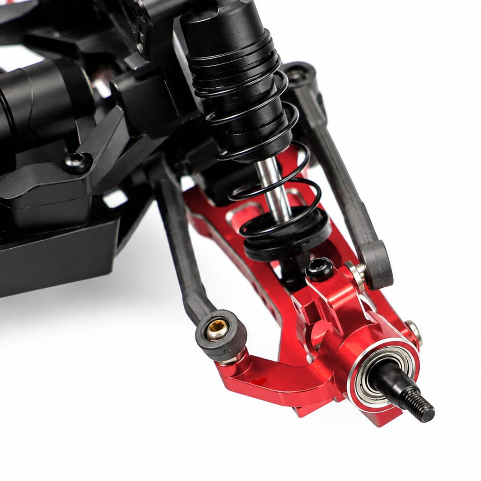 

2 Pieces Micro RC Steering Cup Upgrade Part Front Steering Knuckle RC Front Knuckle Set Long-Lasting Caster Block Lightweight