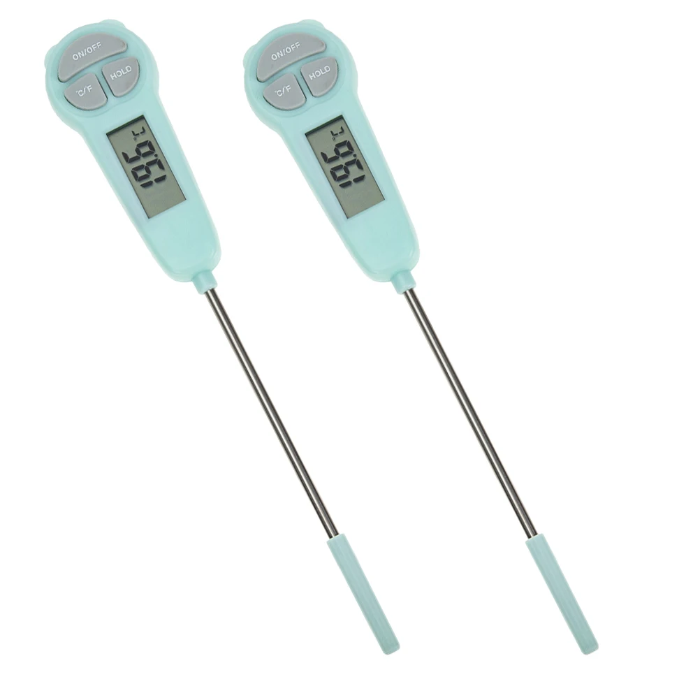 

2Pcs Digital Thermometer Accurate Fast Reading for Kitchen Cooking Baking Frying Oil Milk Temperature Measurement