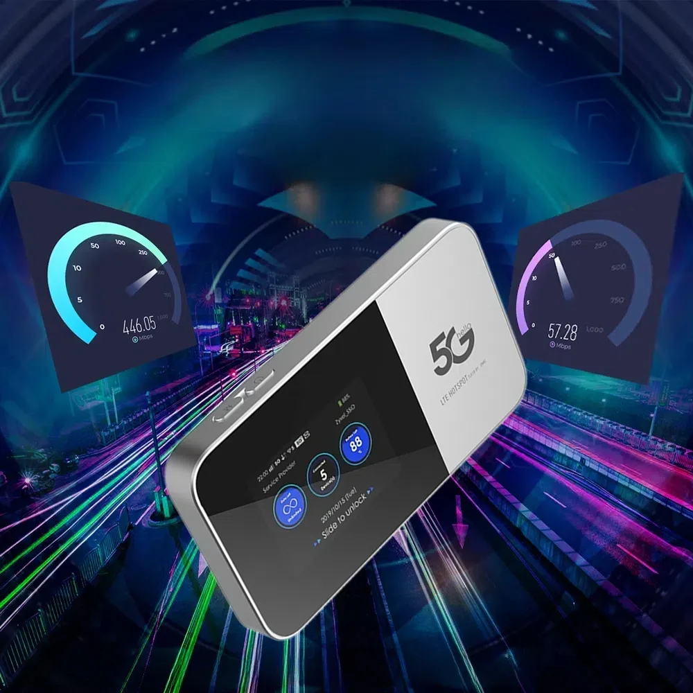 5G MiFi Portable Router WiFi Hot Spot Modem Sim Router WiFi 6