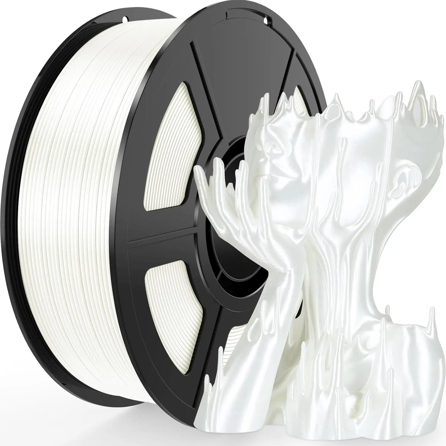 Zijde PLA Filament 1,75 mm Goud 250g, Metaalachtig Glanzende PLA, Gladde Zijdezachte Afwerking, Gemakkelijk te printen, Nauwkeurigheid +/- 0,02 mm