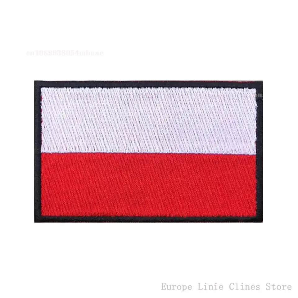 Europe Polska Oscam lines flag 8 linii x12cm Clines Patches Europe Poland 4k flag europa Stabilny Oscams Patches flag 2025