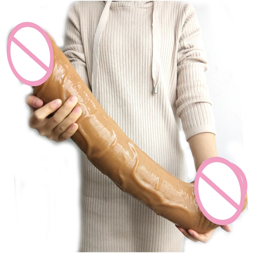 

50.5cm*8.7cm Super Long Dildo Huge Phallus Skin Feeling Realistic Soft Penis G Spot Stimulator Sex Toy for Men Women Masturbator