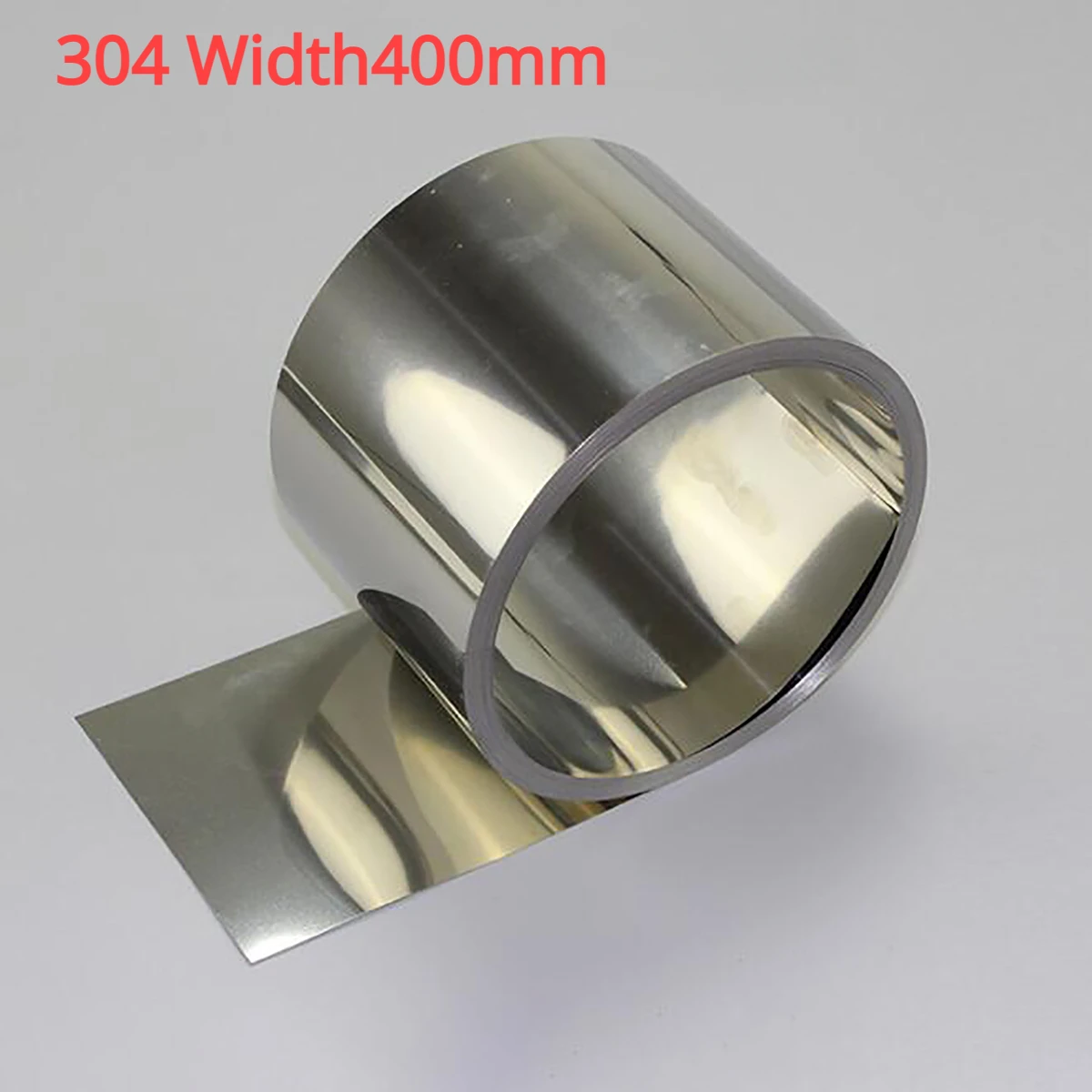 1pc Width400mm Length 1000mm 1 Meter 304 Stainless Steel Foil Strip Sheet Thin Plate Thickness 0.05/0.1/0.2/0.3/0.5/1.0mm