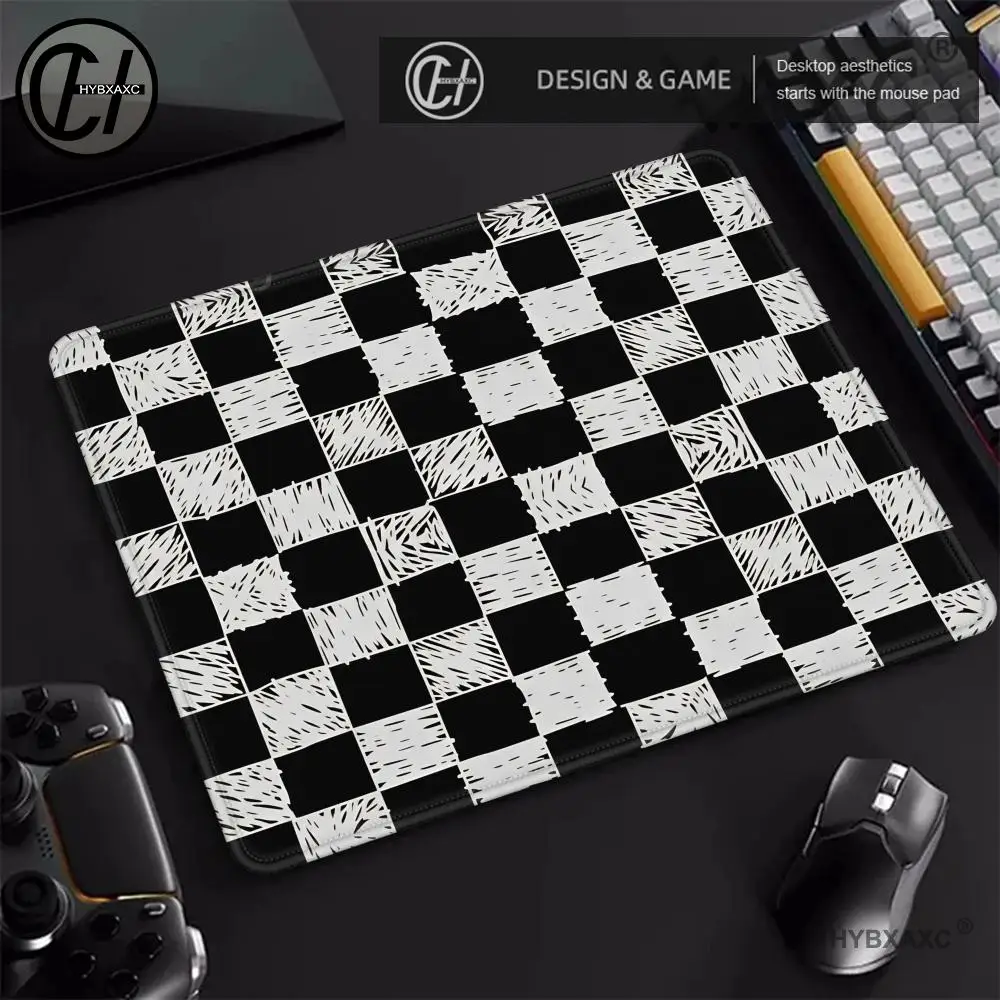 

HYBXAXC Stripes Mouse Pad Square Computer Game Table Mats Rubber Anti-slip Laptop Mousepads Small Desk Pads