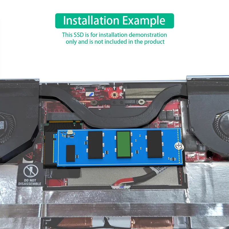 For Rogally SSD Memory Card Adapter Riser Board Accessories For Rog Ally Handheld Transfer Board PCIE4.0 90 Degrees M.2 Transfer