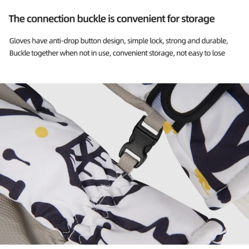 Guanti da sci caldi per adulti per uomini e donne, guanti invernali impermeabili foderati in pile, guanti da ciclismo invernali touchscreen