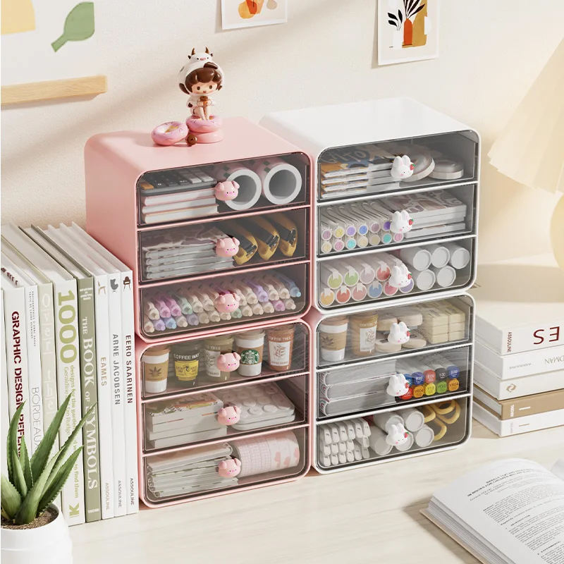 

Desktop Storage Box, Student Stationery, Hand account Box, Cosmetics Cabinet, Dormitory Desk, Drawer Style Storage Rack