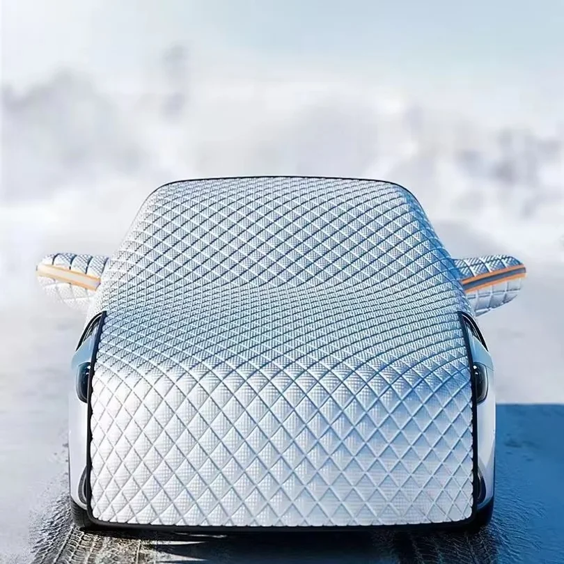 Enlarge Car Snow Cover Winter Windshield Snow Shield Windproof Waterproof Car Window Ice Cover Universal for Suv Sedan