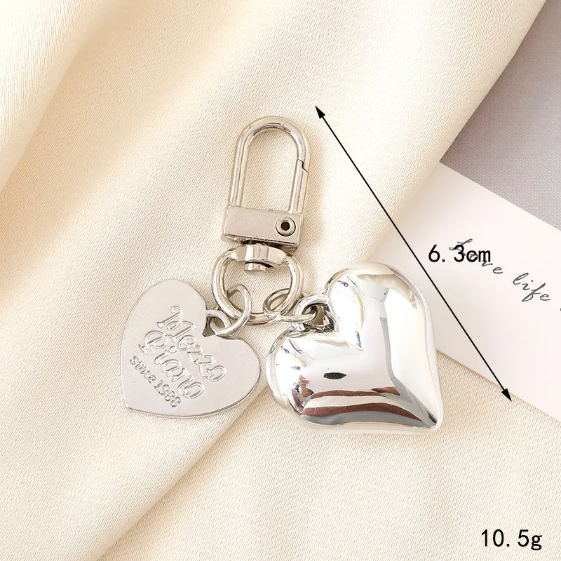 Golden Love Bow Pendant Phone Case Keychain Pendant Accessories Luggage Small Gift Jewelry