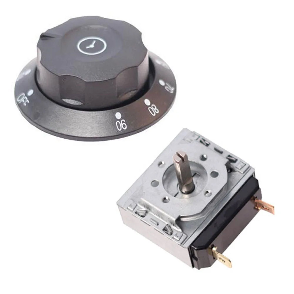 1pc 30/60/90/120 Min Timer Switch With Bell For Microwave Oven Rice Cooker Timer Switch Household Appliances Accessories