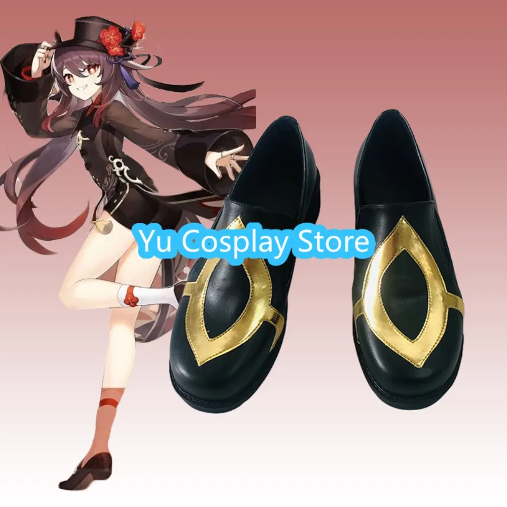 Yu Cosplay Store Genshin Impact Hu Tao Cosplay Shoes Anime Cosplay Shoes Boots Halloween Costumes Props